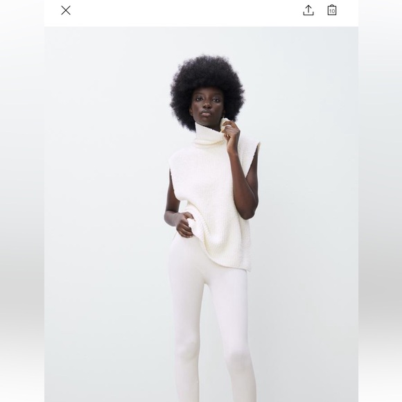 Zara women’s Chenille Top - Picture 5 of 12